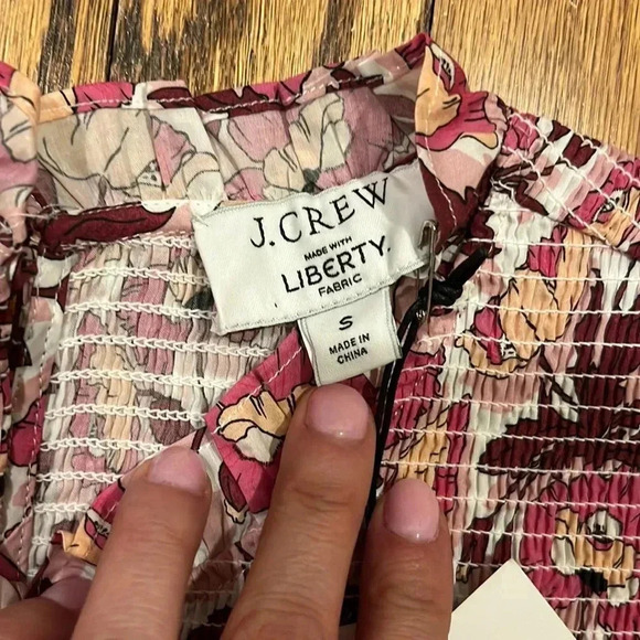 NWT! J Crew Liberty London Blouse - Picture 2 of 6